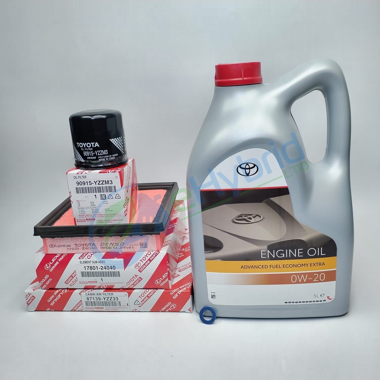 Genuine Toyota Corolla MZEH12 Service kit 2019 To Onward With 0W20 Oil & Filters