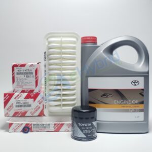 Genuine Toyota Yaris Service Kit 2001 - 2005 NLP90 Diesel 5W30 Oil & All Filters