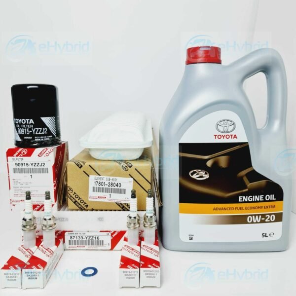 GENUINE TOYOTA ESTIMA SERVICE KIT AHR20 2.4L HYBRID 2006 ONWARD WITH SPARK PLUGS