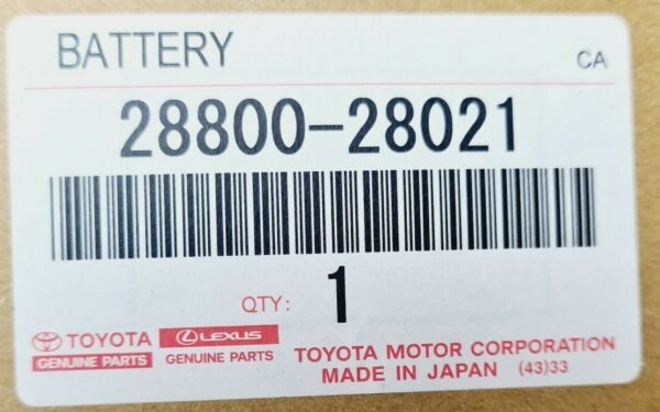 Genuine Toyota Alphard 12V Battery S55D23R Oem 28800-28021 Panasonic ATH10 2003 - Image 6