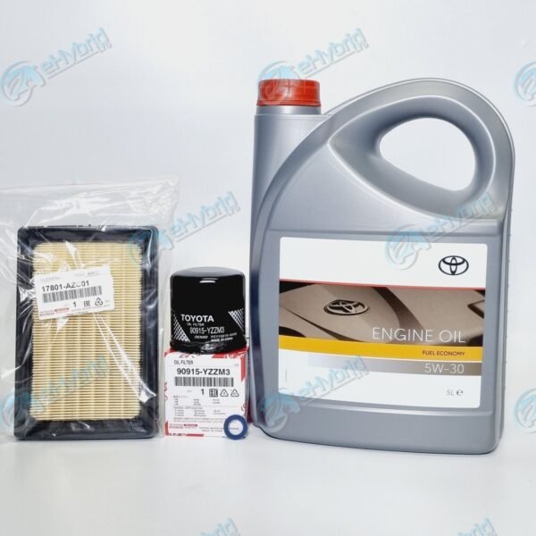 Genuine Toyota Prius Service Kit 2018 to Onward 5W30 Oil Washer Air & Oil Filter