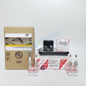 Genuine Toyota Prius Service Kit NHW20 2003 - 2009 With Spark Plugs & 5W30 Oil