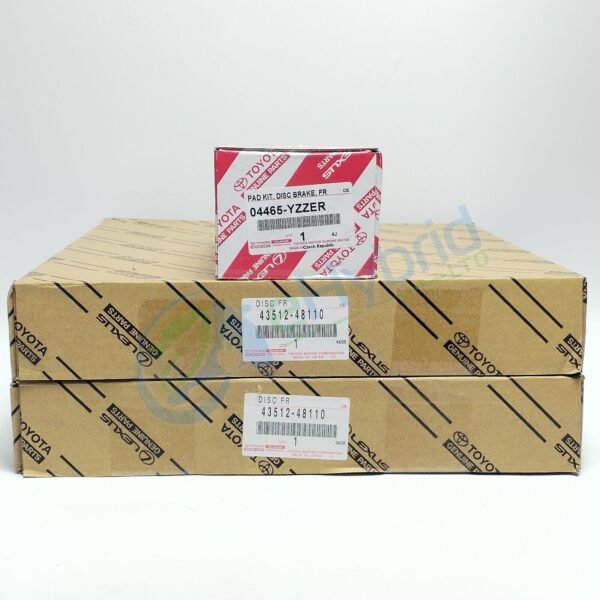 Genuine Toyota Rav4 Front Brake Discs & Pads AVA42 Oem 43512-48110 & 04465-YZZER