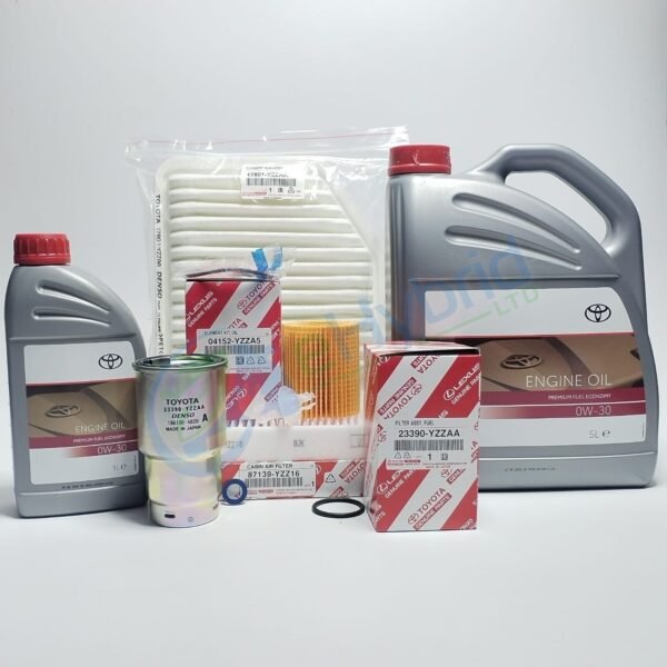 Genuine Toyota Rav4 Service Kit 2.2L Diesel ALA49  2012-19 With 0W30 Premium Oil