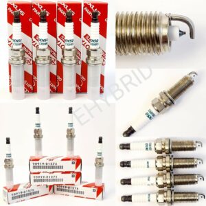 GENUINE TOYOTA AYGO SPARK PLUGS 1.0L 2014> DENSO IRIDIUM 90919-01275 SC16HR11