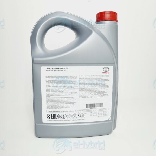 GENUINE TOYOTA HILUX ENGINE OIL 10W40 SEMI SYNTHETIC 5L MOTOR OIL TOYOTA 10W-40 - Image 3