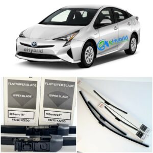 GENUINE TOYOTA PRIUS FRONT WINDSCREEN WIPERS NEW SHAPE PRIUS 2016 ONWARD MODEL
