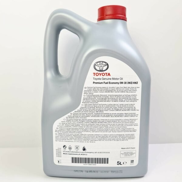 GENUINE TOYOTA PROACE DIESEL ENGINE MOTOR OIL 0W30 3WZ/ 4WZ PREMIUM FUEL ECONOMY - Image 3