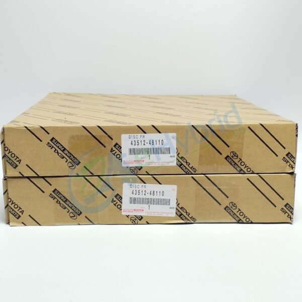 Genuine Lexus Nx300H Front Brake Discs 2015 To 2018 Oem 43512-48110 Left & Right