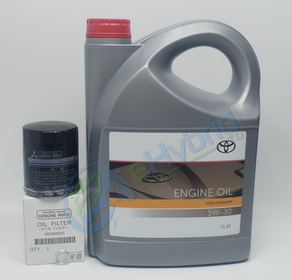 Genuine Mitsubishi Outlander Phev Oil Filer & Toyota 5W30 Oil 2014 - 18 MD360935 - Image 3