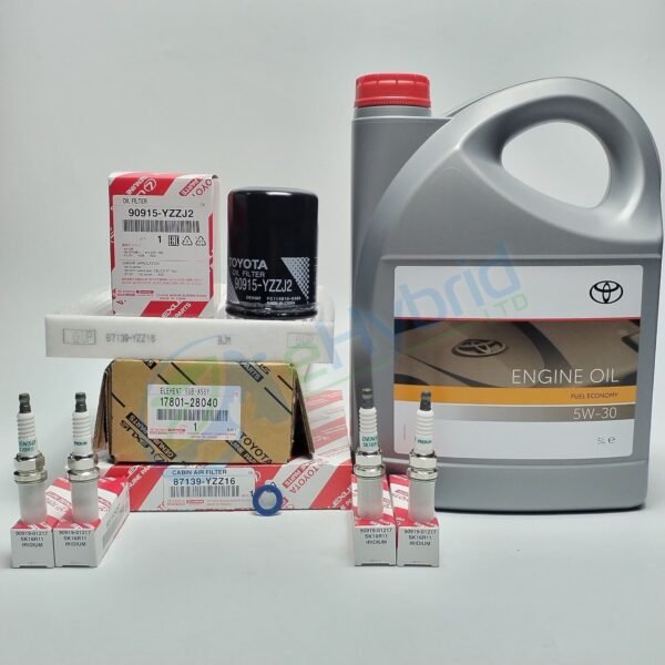 Genuine Toyota Alphard ATH20 Service Kit 2.4L 2008-15 With Spark Plugs & 5W30