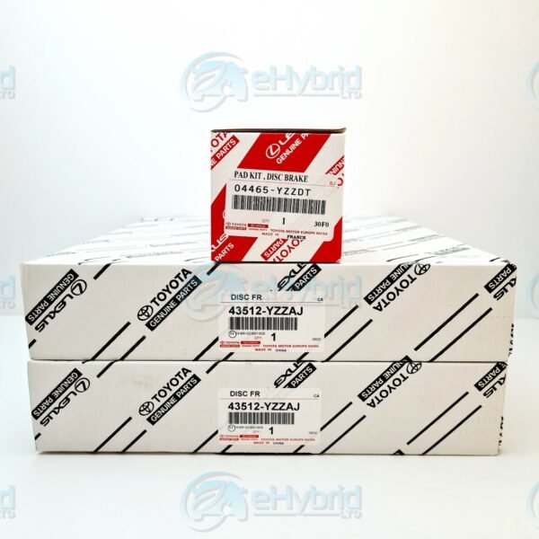Genuine Toyota Aygo Front Brake Discs & Brake Pads KGB40 1.0L 2005 To 2020