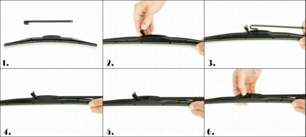 Genuine Toyota Estima Rear & Front Wind Screen Wiper Left & right Oem 2006-2019 - Image 9