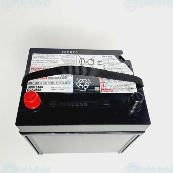 Genuine Toyota Rav4 Battery 12V Panasonic S55D23R 51AH Rav4 Hybrid 28800-28100 - Image 6