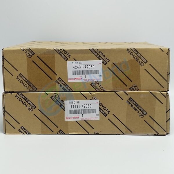 Genuine Toyota Rav4 Rear Brake Discs Left & Right 2012-19 Oem Part 42431-42060