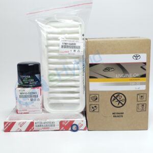 Genuine Toyota Yaris Service Kit 1999 TO 2005 SCP12 1.3L 5W30 Oil & All Filters