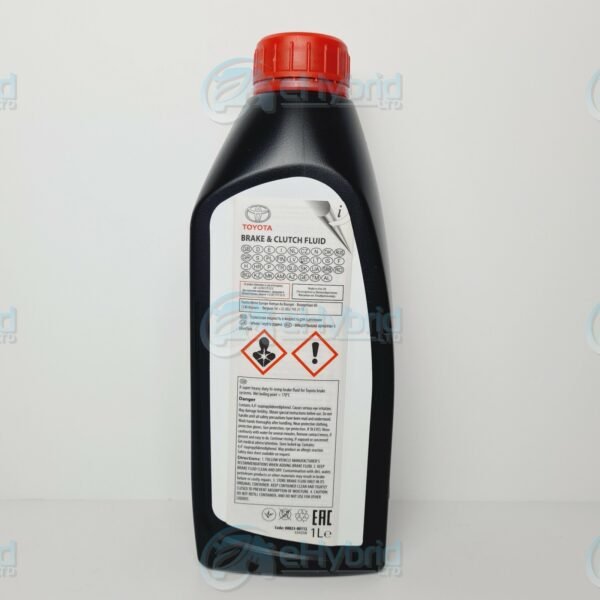GENUINE TOYOTA BRAKE & CLUTCH FLUID DOT 4 1L BRAKE OIL DOT4 OEM PART 08823-80112 - Image 3