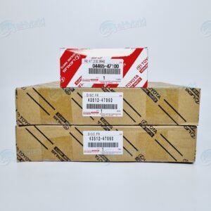 GENUINE TOYOTA PRIUS FRONT BRAKE DISCS & PADS 2016 ONWARDS ZVW50 ZVW52 4TH GEN