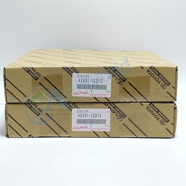 Genuine Lexus CT200 Rear Brake Discs ZWA10 Lh & Rh 2010 - 2020 Oem 42431-12310