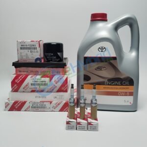 Genuine Toyota Aqua MXPK10 Service kit 2021 To Onward With Spark Plugs & 0W8 Oil