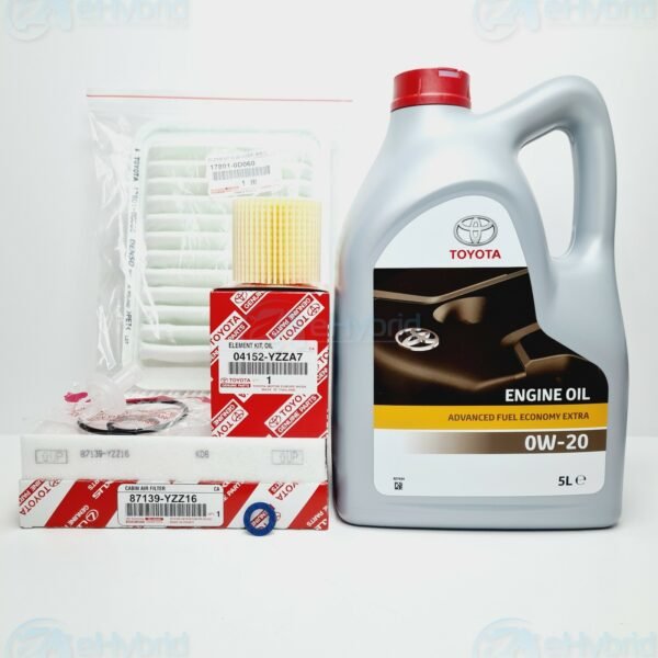 Genuine Toyota Auris Hybrid 1.3L Service Kit NRE180 2012 To 2018 With 0W20 OIL