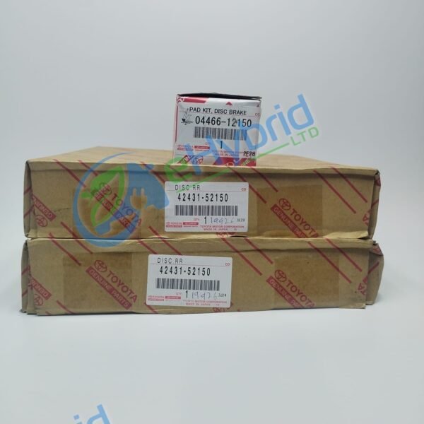 Genuine Toyota Urban Crusier Rear Brake Pads & Discs 04466-12150 & 42431-52150