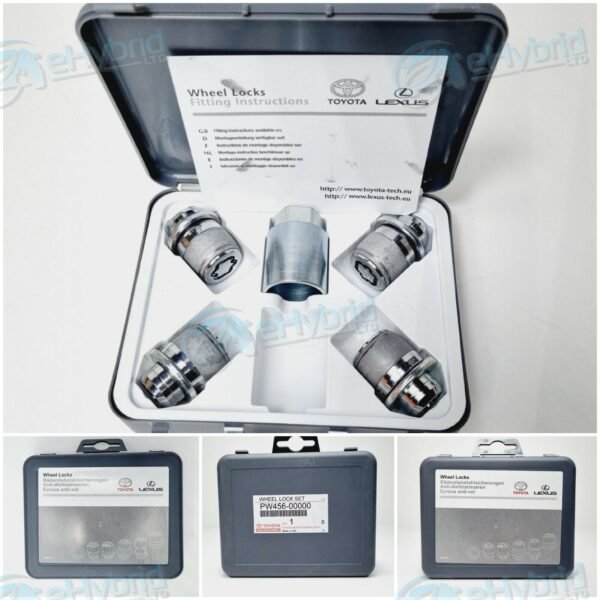 GENUINE LEXUS IS220 LOCKING WHEEL NUTS WITH KEY BRAND NEW OEM PART PW456-00013