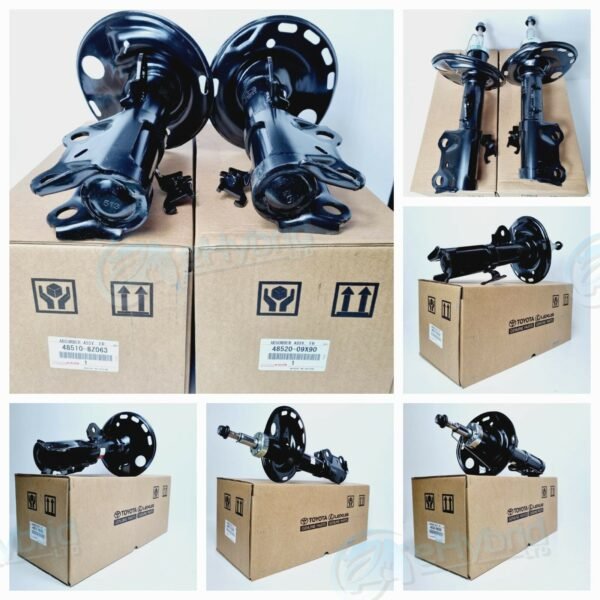 GENUINE TOYOTA AURIS HYBRID FRONT SHOCK ABSORBERS SET FRONT LEFT & FRONT RIGHT