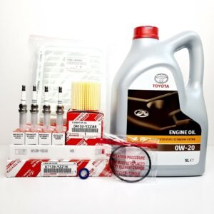 GENUINE TOYOTA AVENSIS SERVICE KIT 1.8L 2009 TO 2017 0W20 FILTERS & SPARK PLUGS