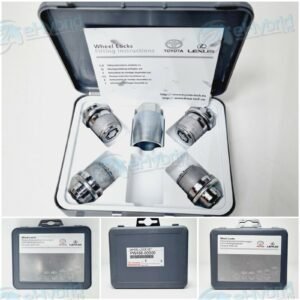 GENUINE TOYOTA PRIUS PLUS LOCKING WHEEL NUTS WITH KEY BRAND NEW OEM PW456-00013