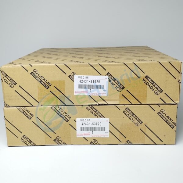 Genuine Lexus IS300H Rear Brake Discs Left & Right 2013 To 2020 Oem 42431-53020