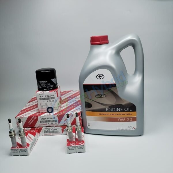 Genuine Totoya Prius Alpha 1.8L Service Kit2017-2021 With Spark Plugs & 0W20 Oil