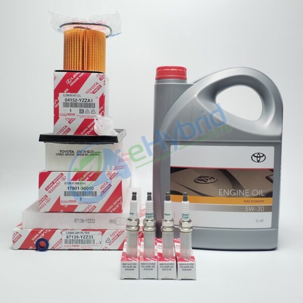 Genuine Toyota Alphard Hybrid Service kit AYH30 2015 To Onward Spark Plugs &5W30