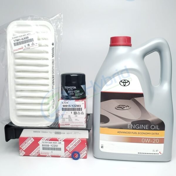 Genuine Toyota Aygo Service Kit KGB10 2005 to 2014 0W20 Oil & All filters C1