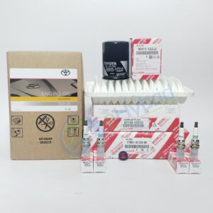 Genuine Toyota Estima 2.4L Service Kit ACR50 2006-19 With Spark Plugs & 5W30 Oil