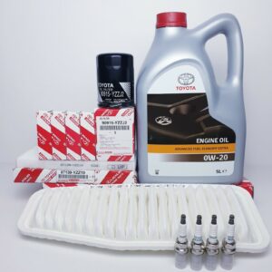 GENUINE TOYOTA ESTIMA HYBRID AHR10 SERVICE KIT WITH SPARK PLUGS 2001 to 2006