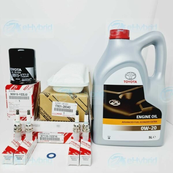 GENUINE TOYOTA ESTIMA HYBRID  SERVICE KIT 06-16 ALL FILTERS 0W20 OIL & PLUGS