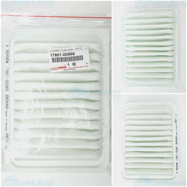 GENUINE TOYOTA VERSO AIR FILTER 1.6L 2009-2017 BRAND NEW 17801-0D060 AIR CLEANER