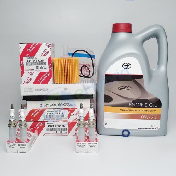 Genuine Lexus NX300H Service Kit with Spark Plugs All Filters & 0W20 Oil RAV4