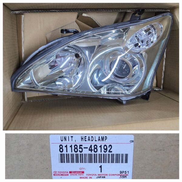 Genuine Lexus RX400H Xenon Headlight Nearside Passenger Side Left 81185-48192