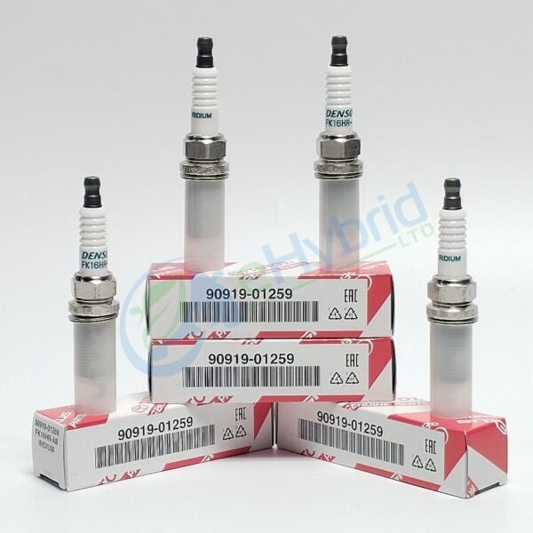 Genuine Toyota Alphard Hybrid Spark Plugs Denso Iridium 90919-01259 FK16HR-A8