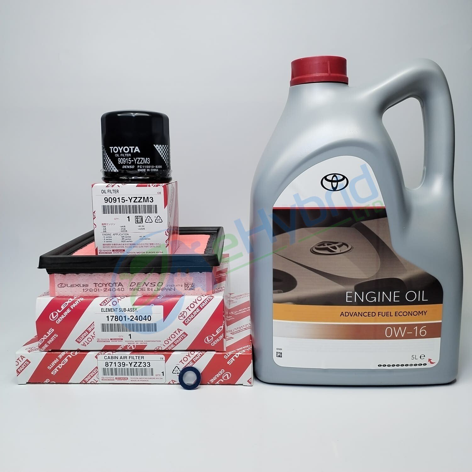 Genuine Toyota Corolla MZEH12 Service kit 2019 To Onward With 0W16 Oil & Filters