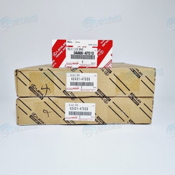 Genuine Toyota Prius Rear Brake Pads & Discs NHW20 1.5L 2003 TO 2009 42431-47030