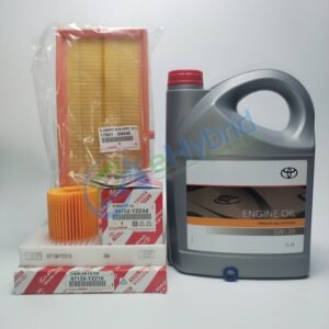 Genuine Toyota Yaris 1.4L Service Kit Diesel Nlp90 2008-11 With 5W30 Premium Oil