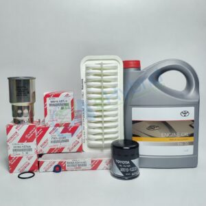 Genuine Toyota Yaris Service Kit 2001 - 2005 NLP90 Diesel 5W30 Oil & Fuel Filter