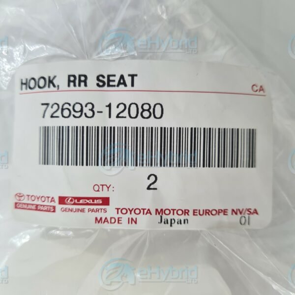 Rear Seat Bench Mounting Clips Seat Cushion Hooks 72693-12080 Fits Toyota Cars - Image 4