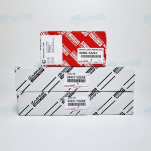 TOYOTA AURIS REAR BRAKE PADS & DISCS HYBRID GENUINE 04466-YZZE3 & 42431-YZZAE