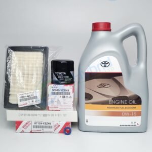 Toyota Aygo Service Kit 1L KGB40 2018 - 2022 Genuine Toyota 0W16 Oil & Filters