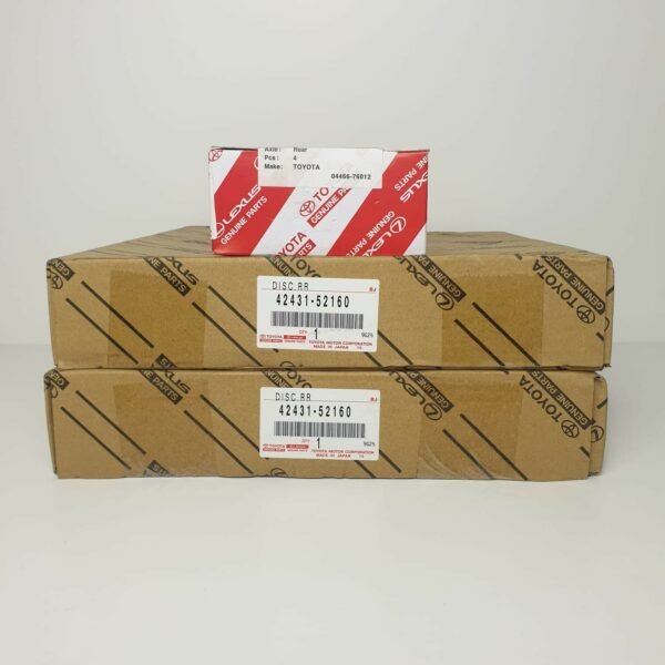 URBAN CRUISER REAR DISCS & PADS 1.4L 2009 - 2014 MODEL GENUINE LEXUS PARTS
