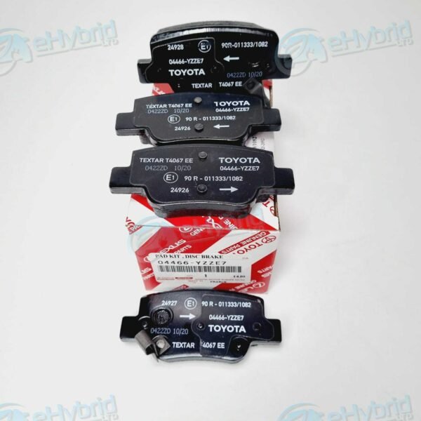 GENUINE TOYOTA VERSO REAR BRAKE PADS  2.2 D-4D 2009 TO 2017 OEM PART 04466-YZZE7 - Image 5